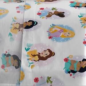 Disney Princess Full Size Flat Sheet